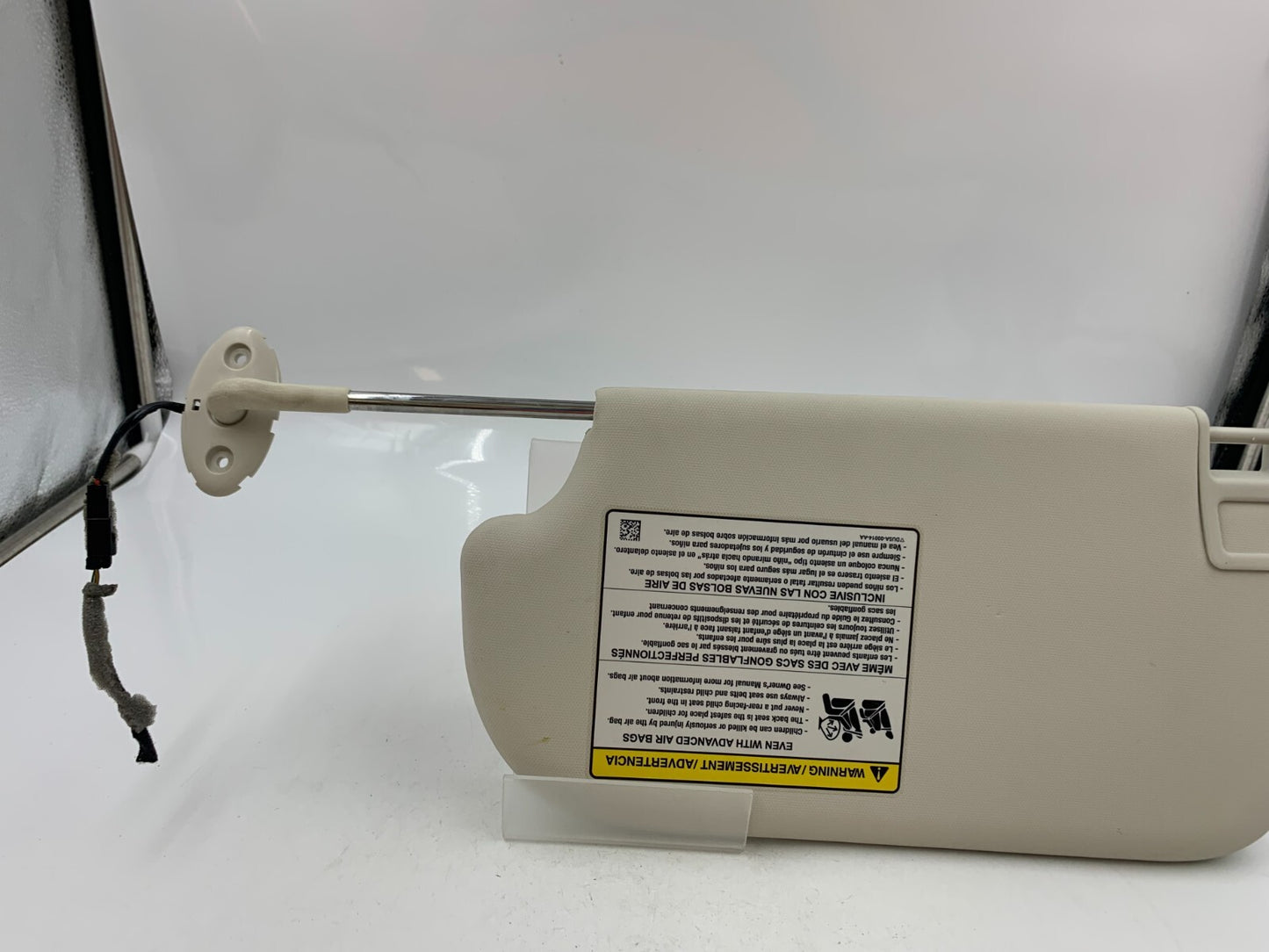 2013-2019 Ford Escape Passenger Sunvisor Sun Visor Ivory OEM D02B70006