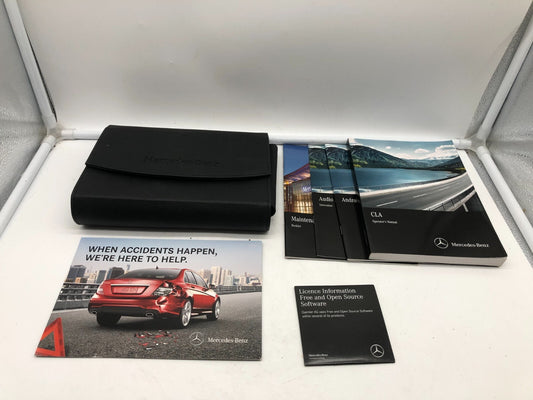 2017 Mercedes-Benz CLA Owners Manual Set with Case OEM D02B03008