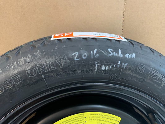 2014-2018 Subaru Forester 17" Spare Tire Compact Donut T145/80D17