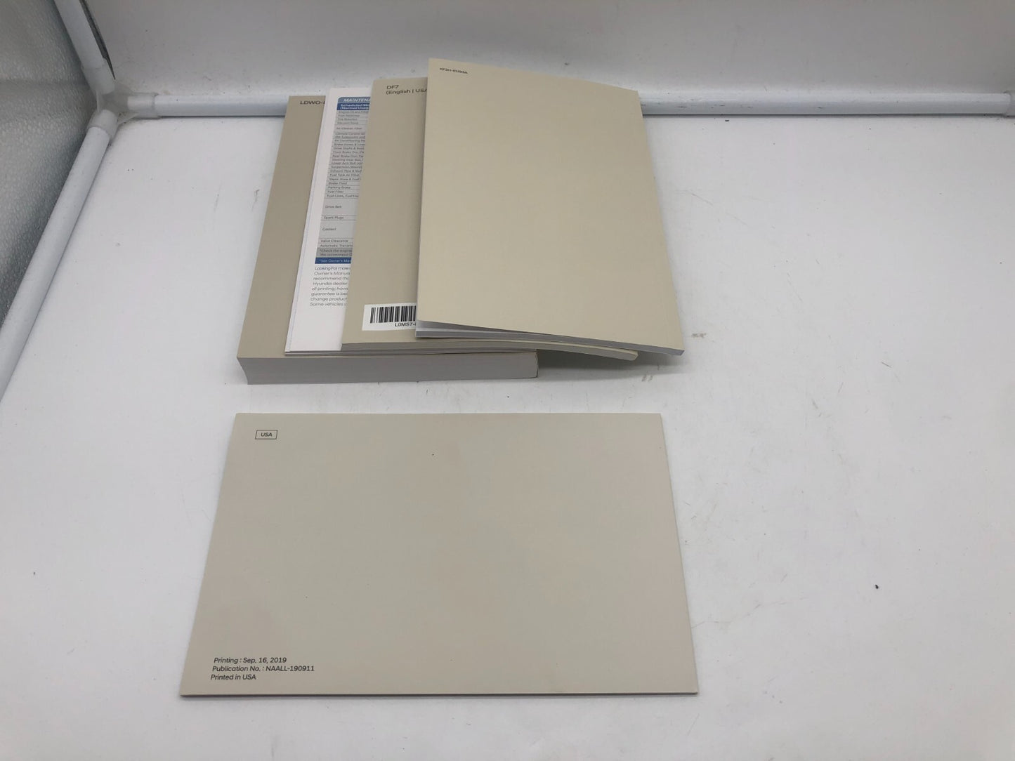 2020 Hyundai Sonata Owners Manual Set with Case OEM A02B08021