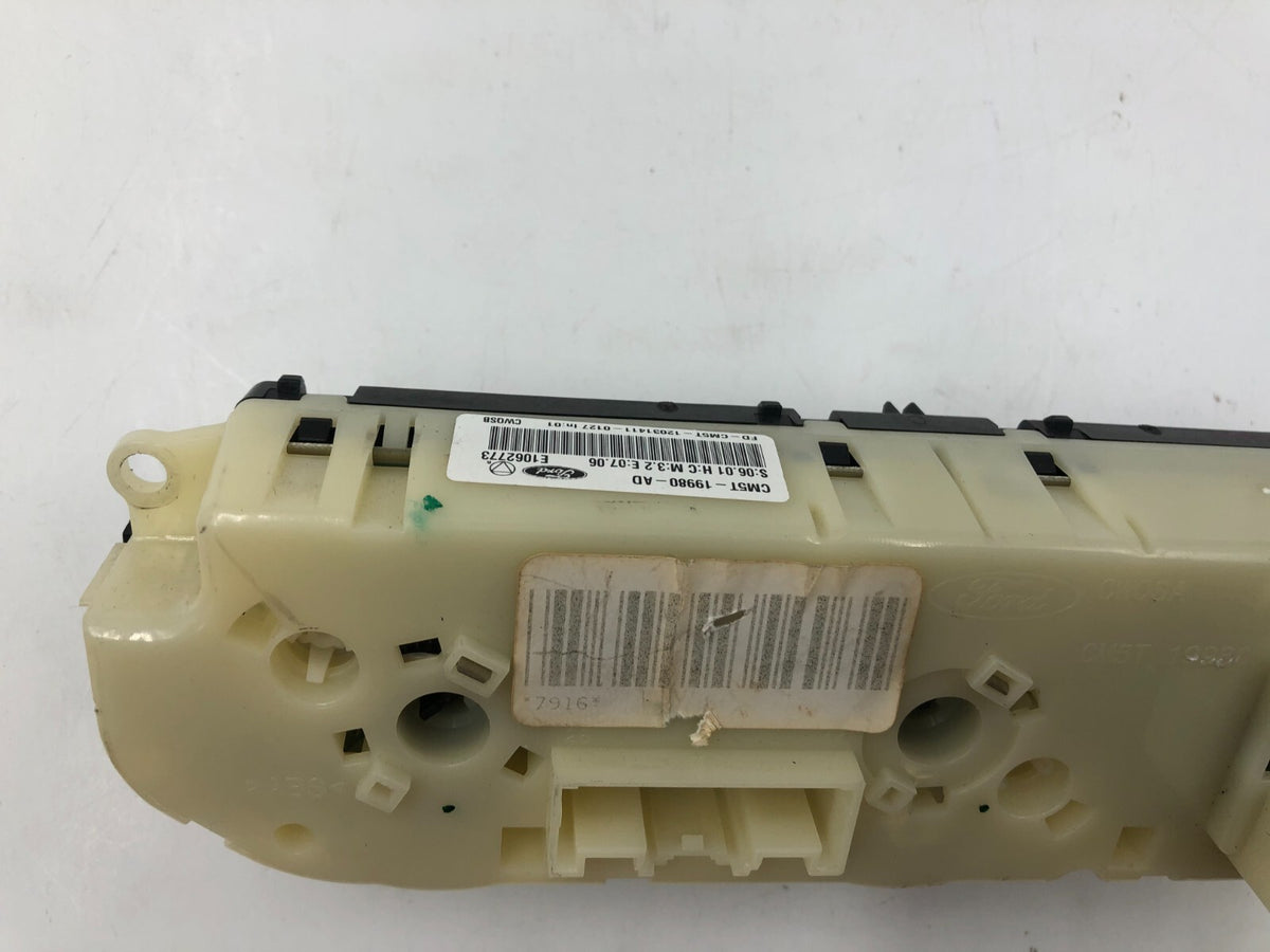 2012 Ford Focus AC Heater Climate Control Unit OEM A04B21044