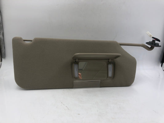 2011-2014 Toyota Sienna Passenger Sun Visor Illuminated Beige OEM A03B21052