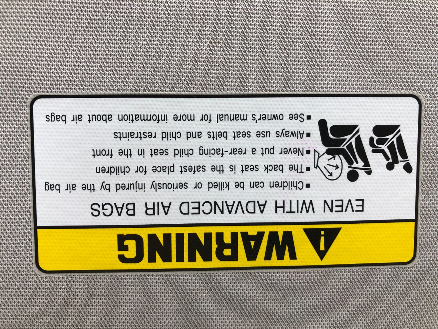 2013-2019 Hyundai Santa Fe Driver Sun Visor Gray OEM A02B04001