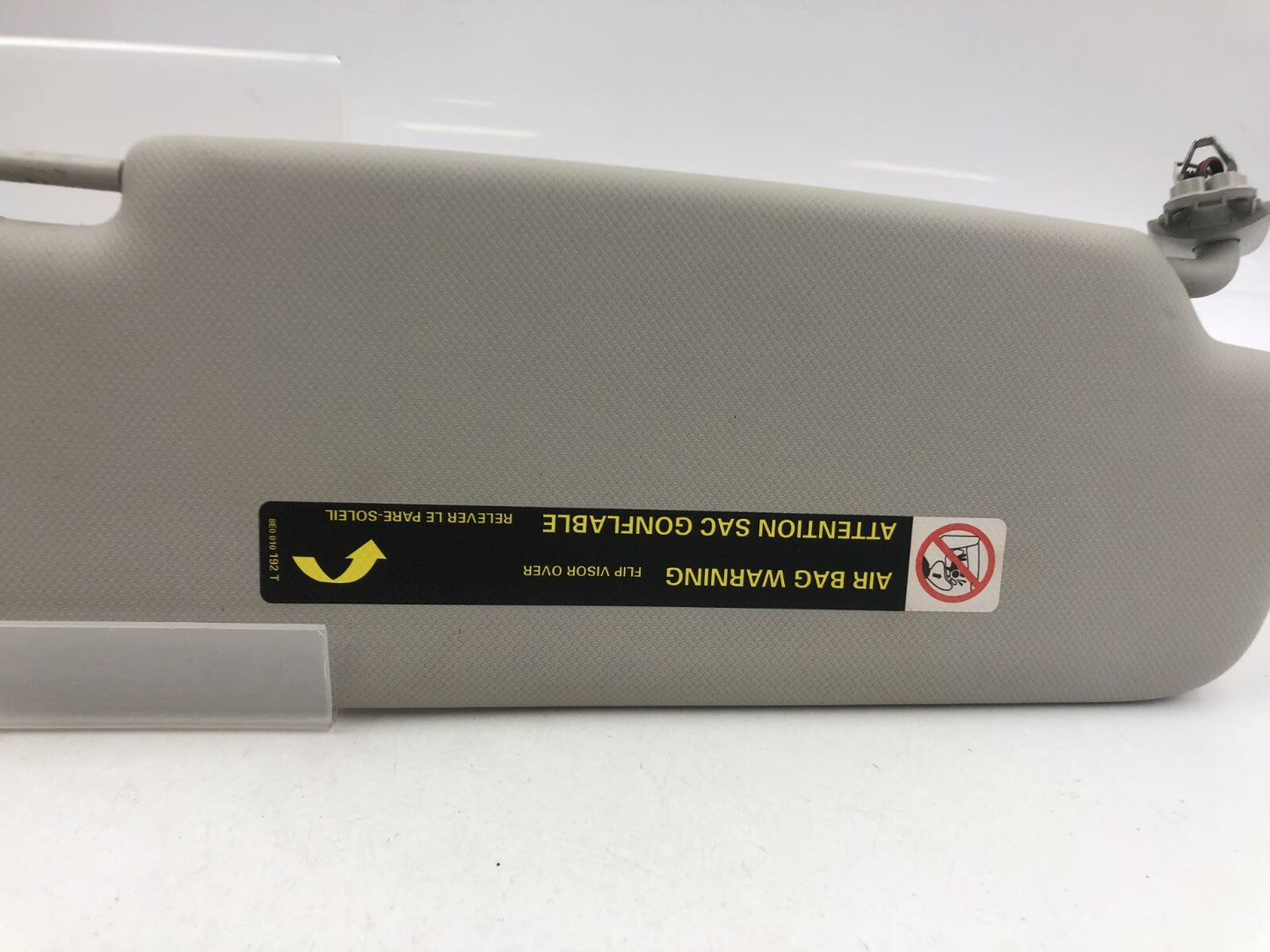 2009-2012 Audi A4 Driver Sun Visor Gray Illumination OEM B04B40085