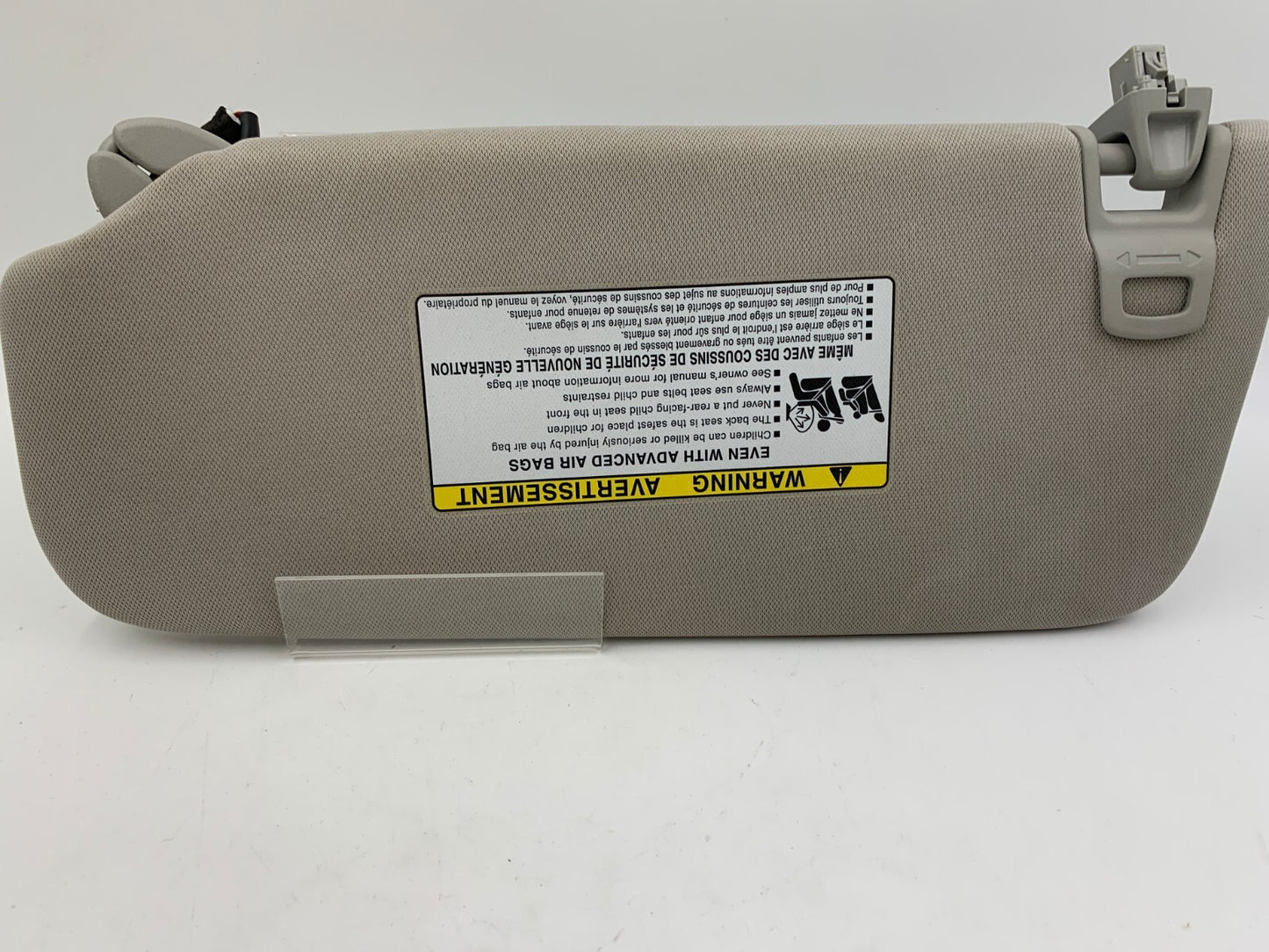 2015-2023 Subaru Legacy Passenger Sun Visor Beige Illuminated OEM C02B22048