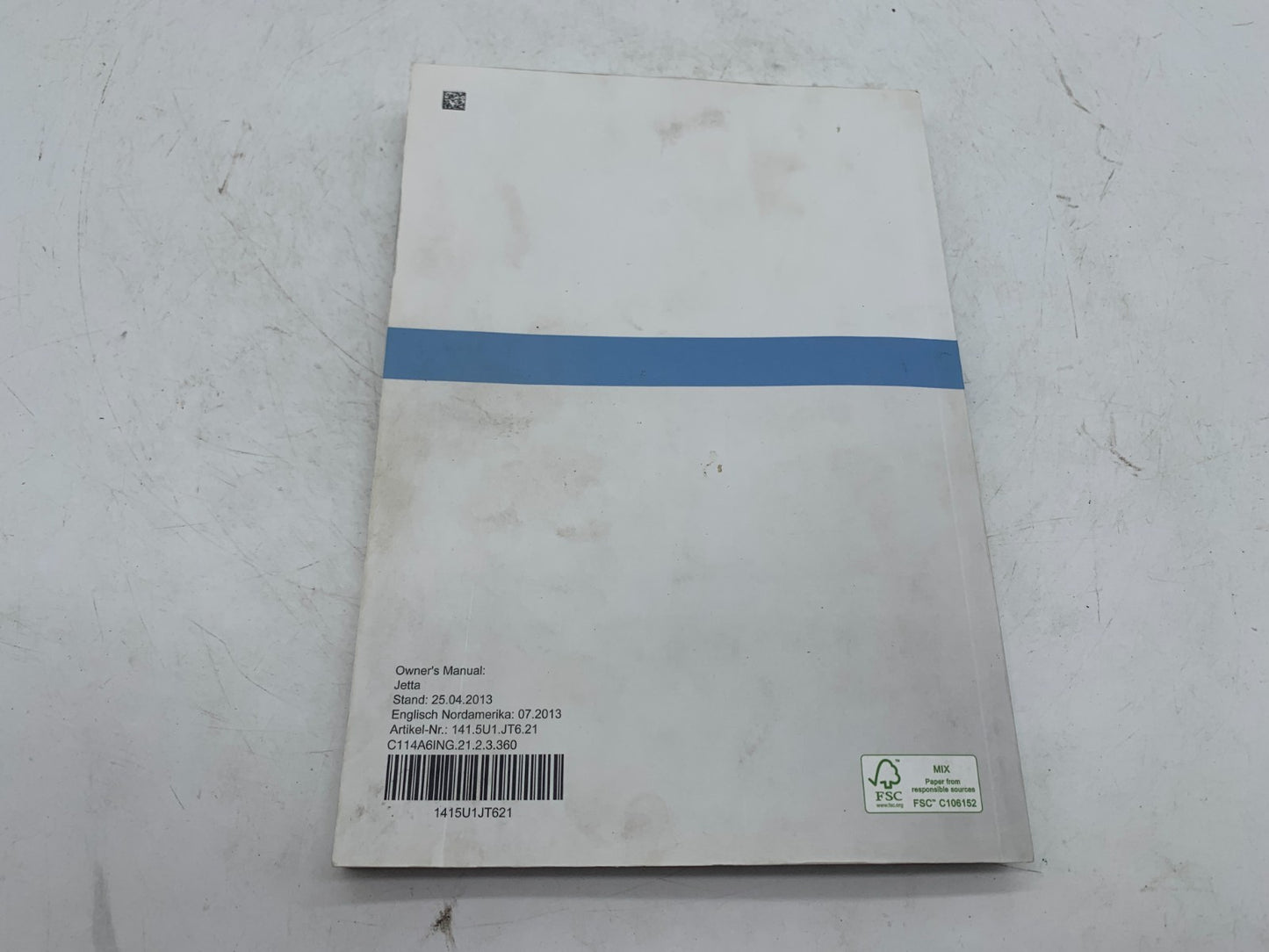 2014 Volkswagen Jetta Owners Manual OEM B01B06004