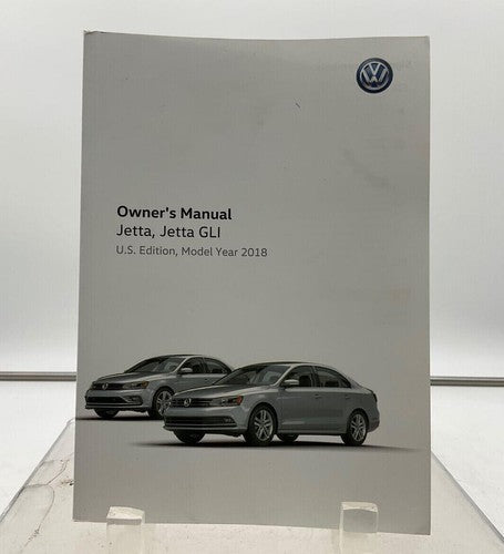2018 Volkswagen Jetta GLI Owners Manual Set with Case OEM R01B17007