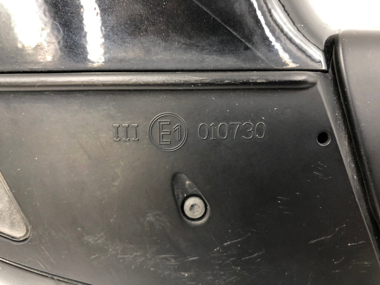 2003-2007 Audi A8 Driver Side View Power Door Mirror Black OEM C02B18003