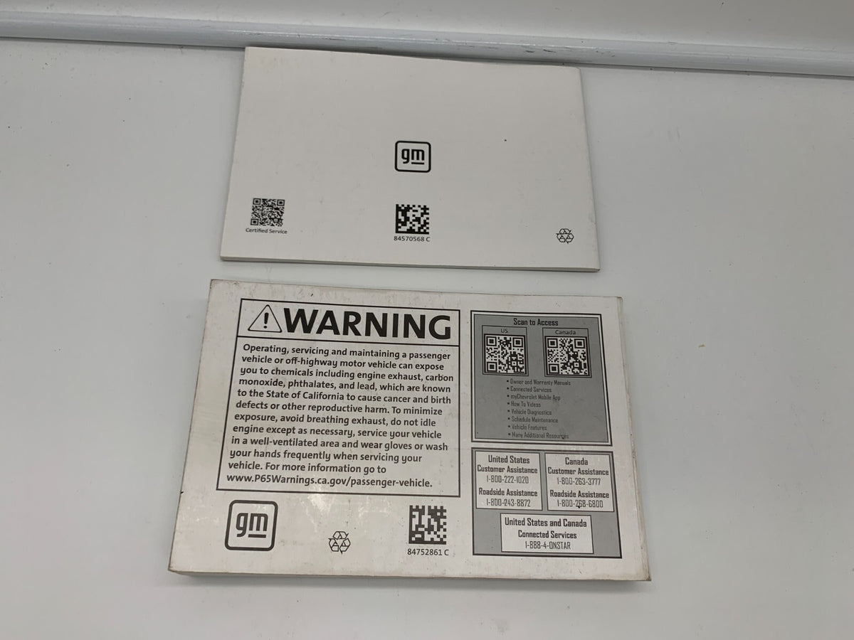 2022 Chevrolet Malibu Owners Manual Set OEM D03B10009