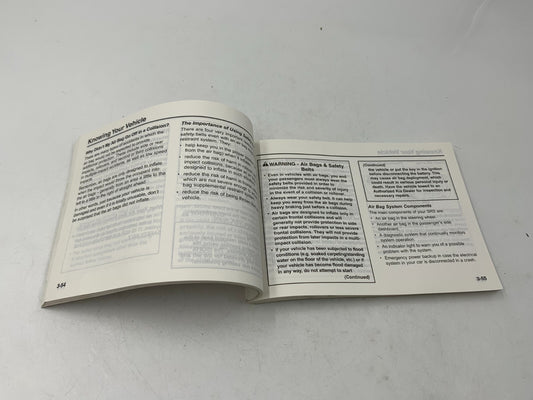 2003 Kia Rio Owners Manual OEM D04B31087