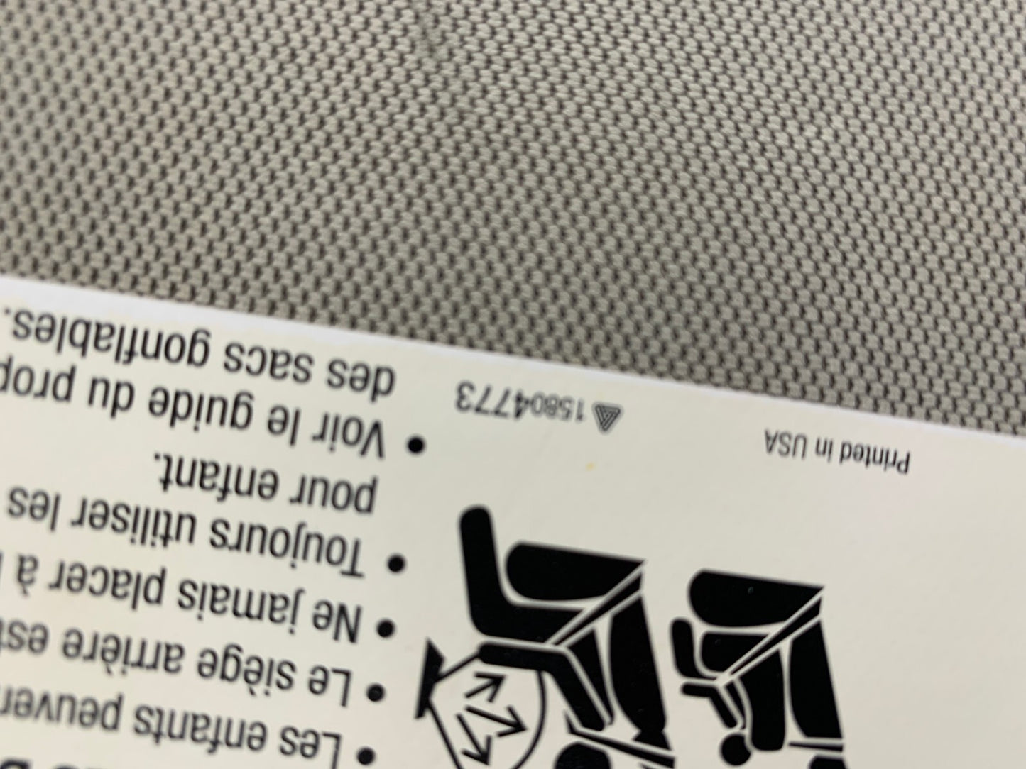 2013-2017 Cadillac XTS Passenger Sun Visor Gray OEM C01B48019