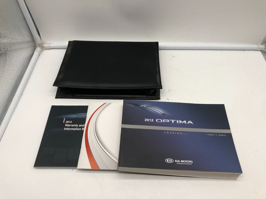 2012 Kia Optima Owners Manual Set with Case OEM A02B25031