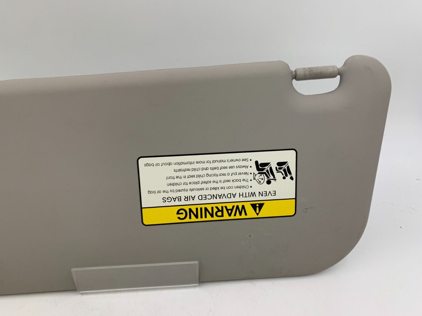 2010-2013 Kia Soul Passenger Sun Visor Gray OEM B02B52034