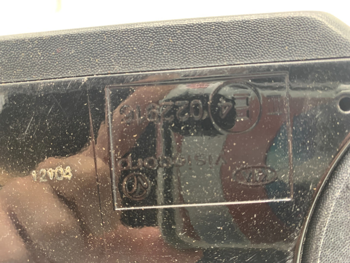 2010-2013 Kia Soul Driver Side View Manual Door Mirror Black OEM A01B56006