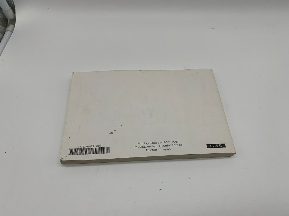 2009 Nissan Rogue Owners Manual OEM B02B09090