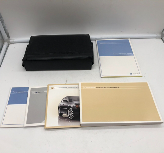 2007 Subaru Legacy Owners Manual Set with Case OEM C04B06005