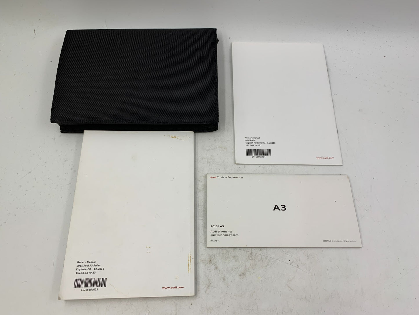 2015 Audi A3 Owners Manual Set with Case OEM B01B40041