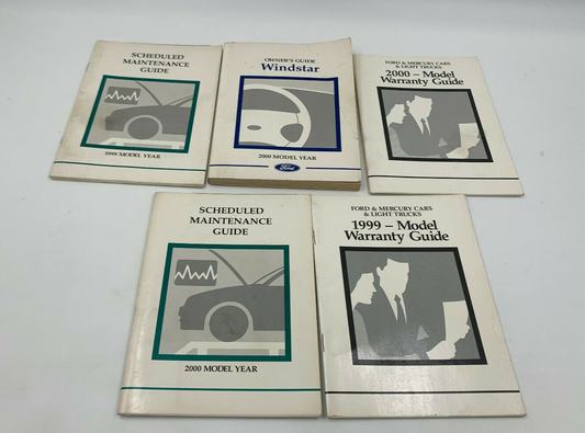 2000 Ford Windstar Owners Manual Set OEM D02B57003