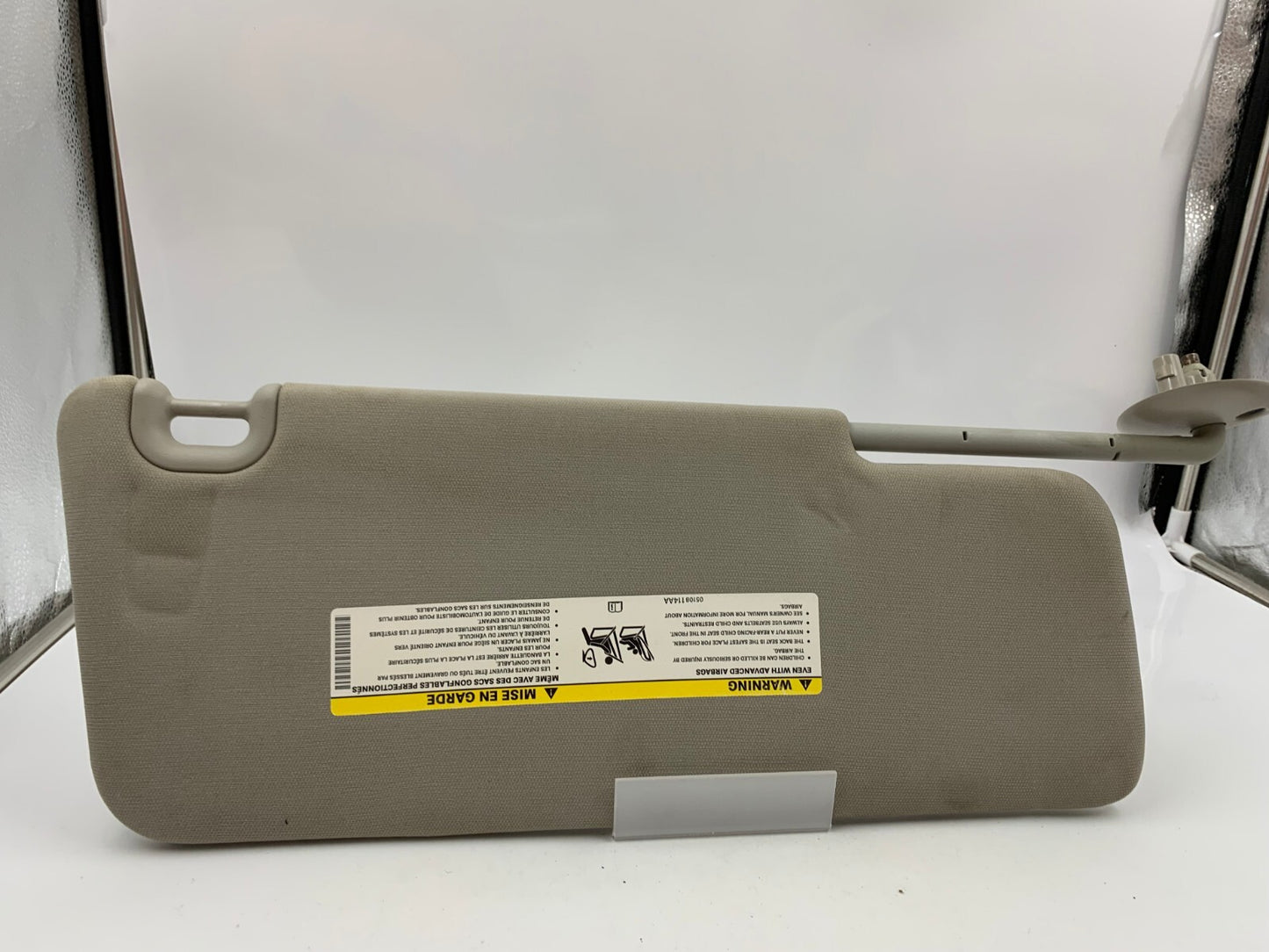 2013-2020 Dodge Ram 1500 Driver Sun Visor Sunvisor Gray OEM C02B03002