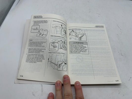 2005 Mazda 3 Owners Manual OEM B01B20101