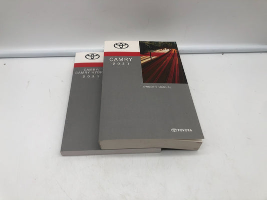 2021 Toyota Camry Owners Manual Set OEM A01B41004