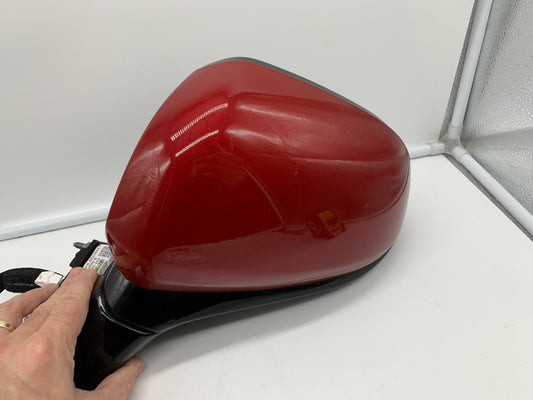 2019 Hyundai Santa Fe Driver Side View Power Door Mirror Red OEM Blind Spot