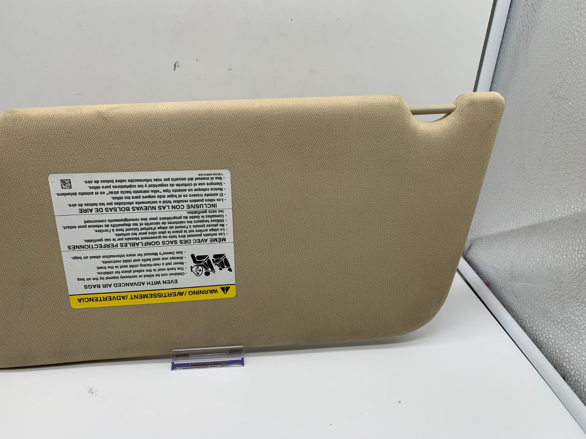 2013-2019 Ford Flex Passenger Sun Visor Shade Tan Illuminated OEM B01B13032