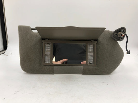 2000-2005 Chevrolet Impala Passenger Sun Visor Gray Illuminated OEM E01B18034