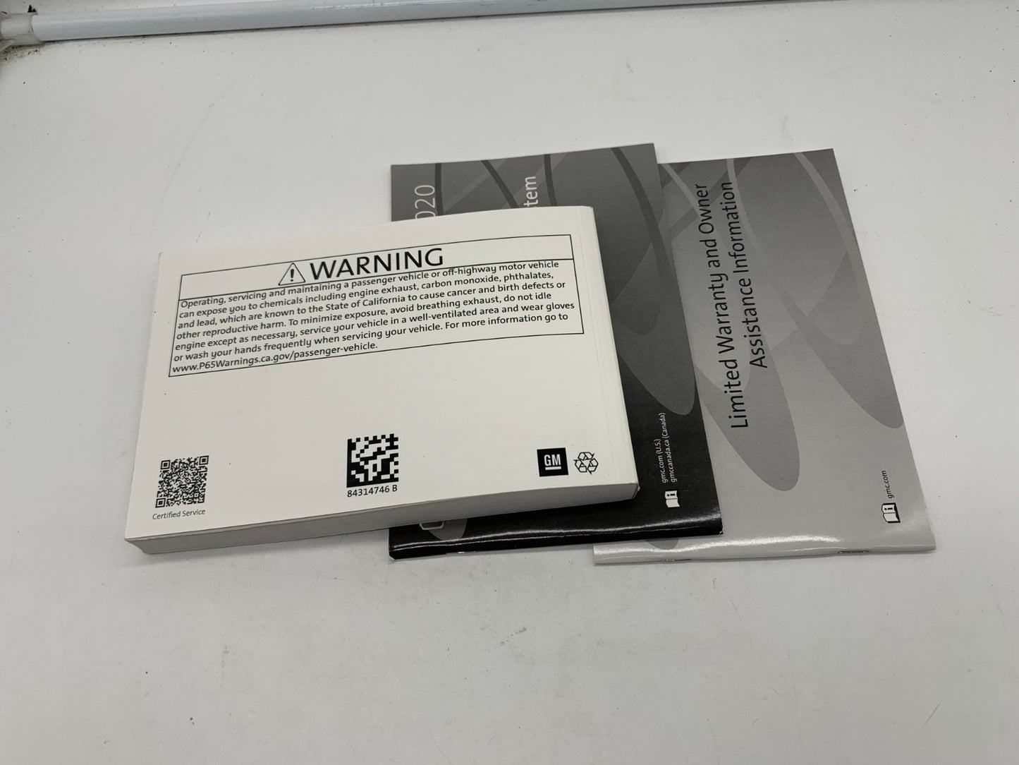 2020 GMC Terrain Denali Owners Manual Set OEM D01B62012