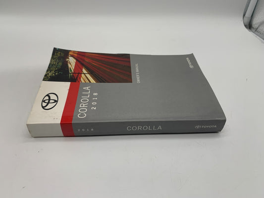 2018 Toyota Corolla Corolla Owners Manual OEM A01B24022