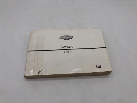 2007 Chevrolet Impala Owners Manual OEM A01B24014