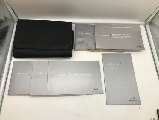 2014 Infiniti Q50 Q 50 Owners Manual Set with Case OEM D01B41066