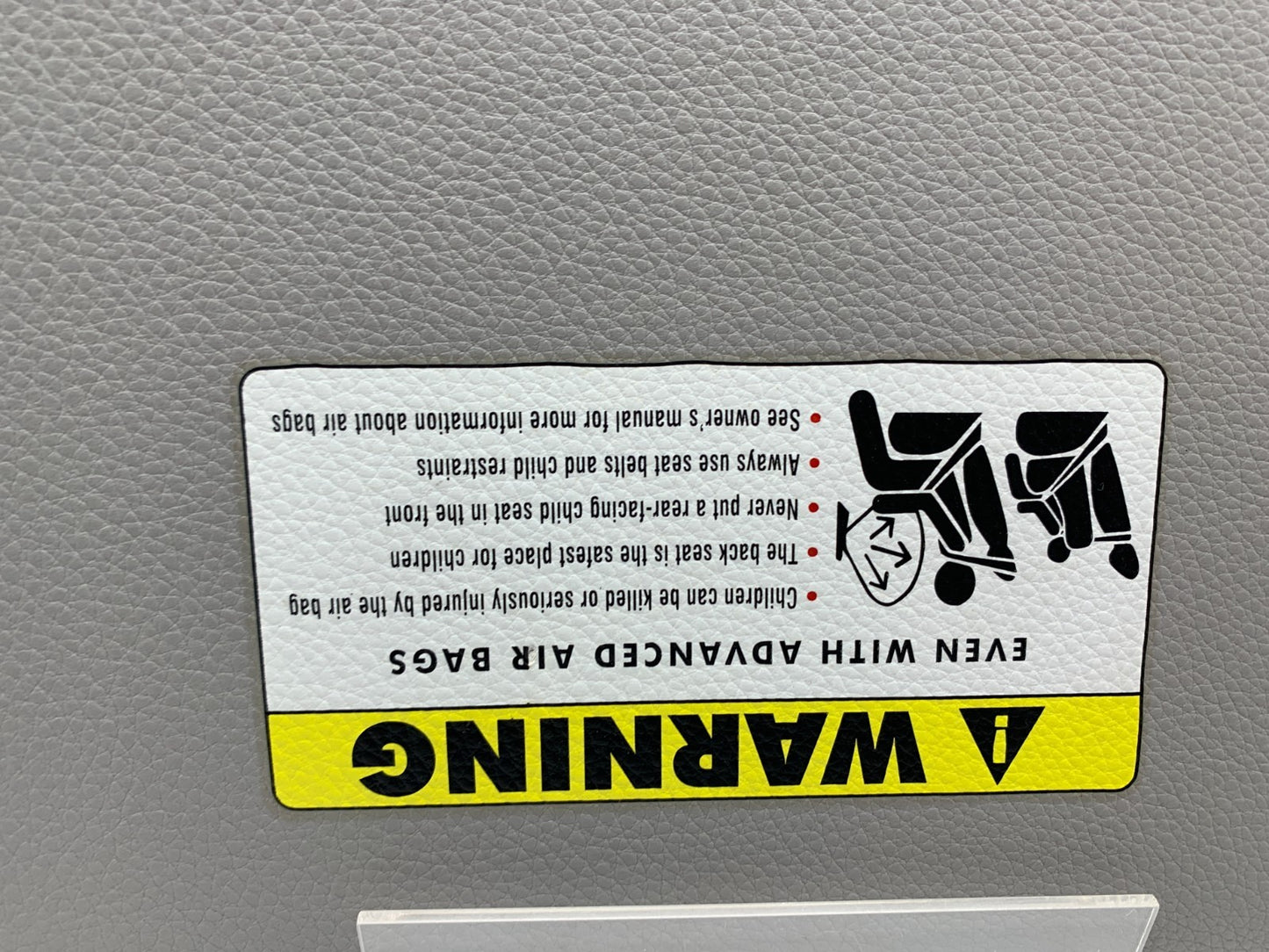 2008-2010 BMW 528i Passenger Sun Visor Gray OEM A02B47050