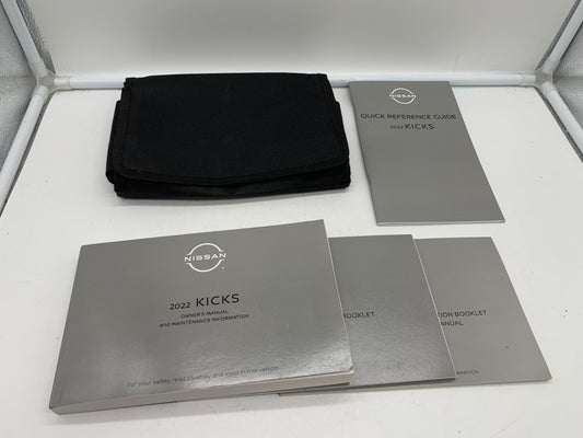 2022 Nissan Kicks Sedan Owners Manual Set with Case OEM A04B38018