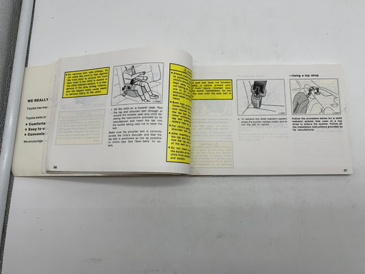 2001 Toyota Camry Owners Manual OEM B04B24007