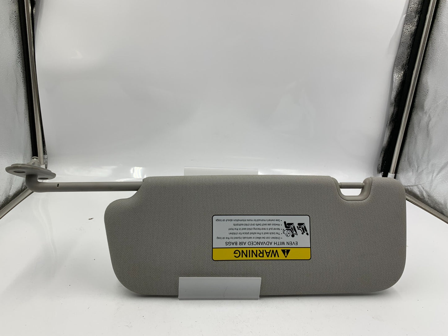 2014-2016 Kia Forte Passenger Sun Visor Gray OEM D04B37028