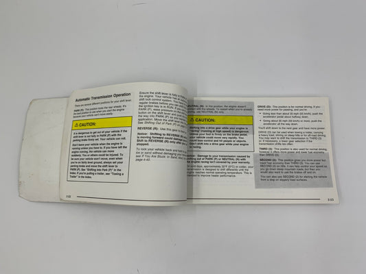 2003 Oldsmobile Bravada Owners Manual OEM B01B11042