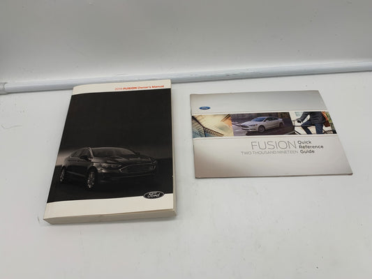 2019 Ford Fusion Owners Manual with Case OEM A02B51076
