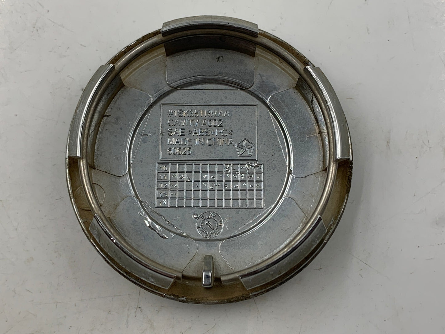 Dodge Rim Wheel Center Cap Set of 4 Chrome 2-3/8 inch OEM D04B37084