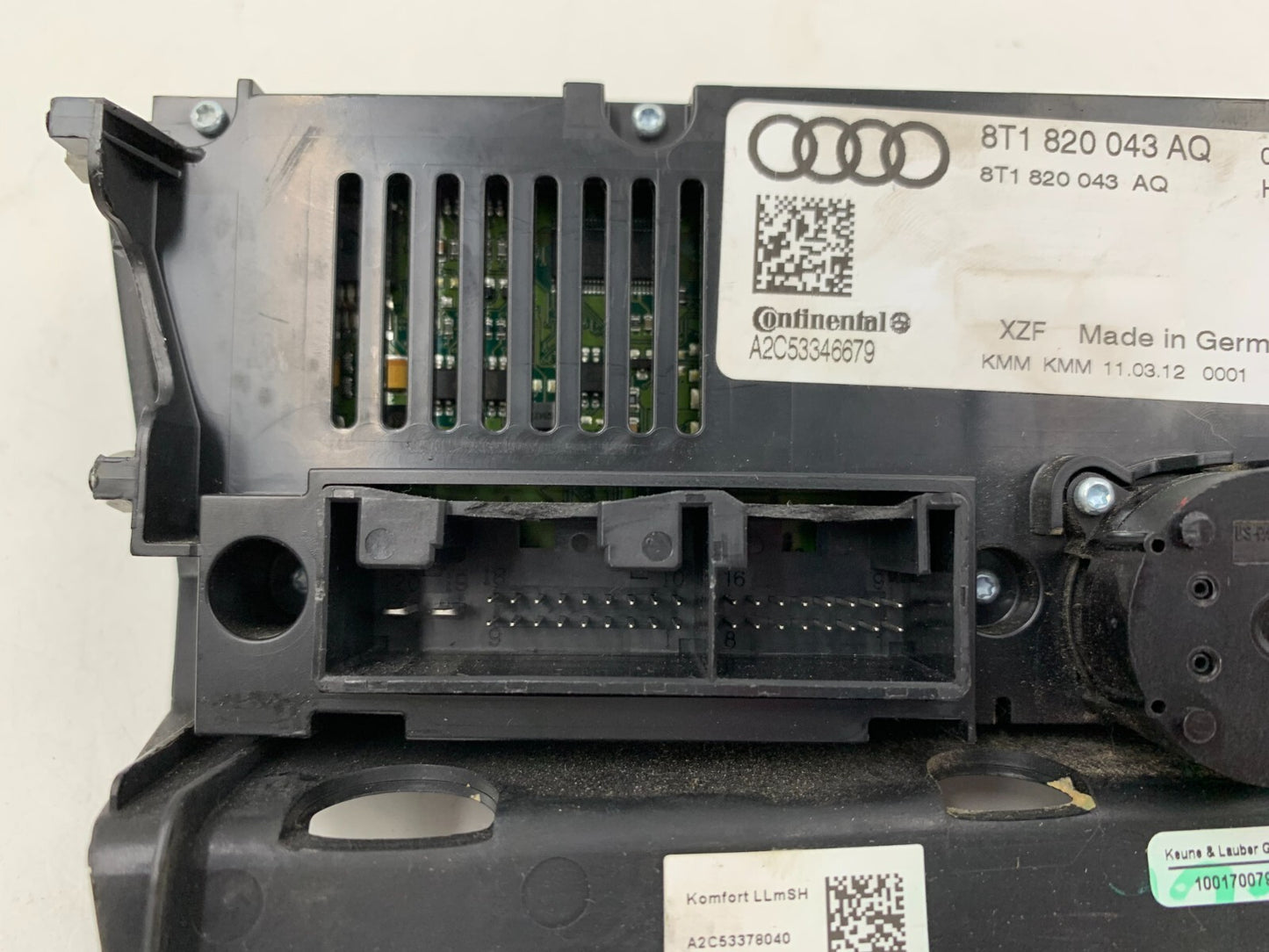 2009-2012 Audi A4 AC Heater Climate Control OEM C02B55006