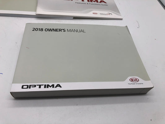 2018 Kia Optima Owners Manual Set with Case OEM E03B39068