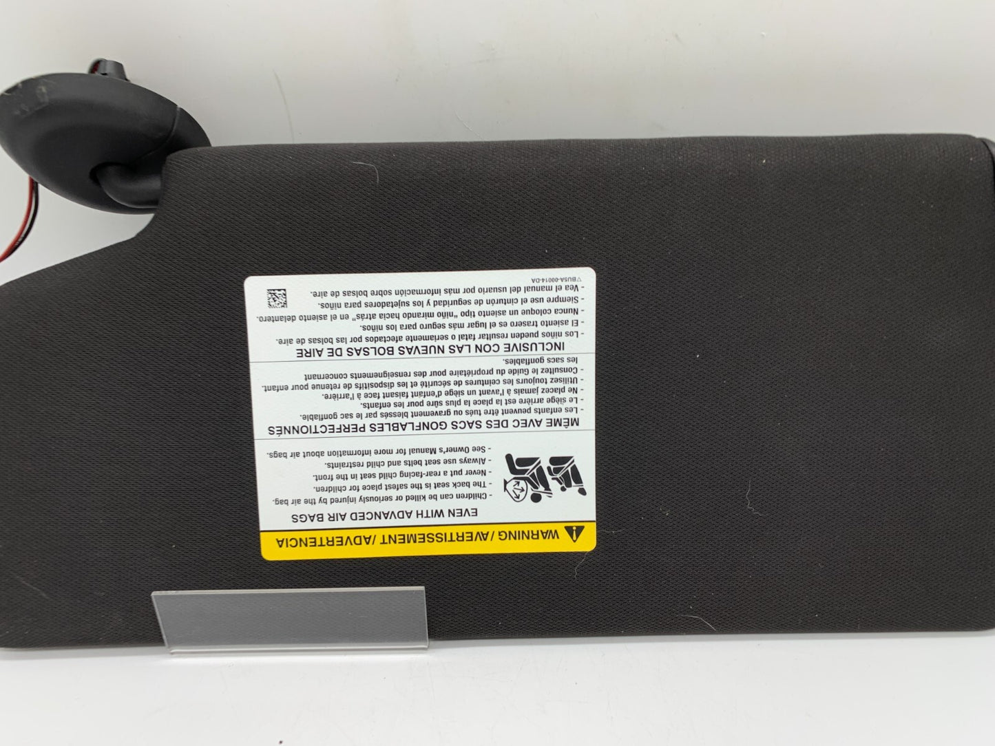 2011-2015 Ford Explorer Passenger Sun Visor Sunvisor Black Illuminated C03B36001