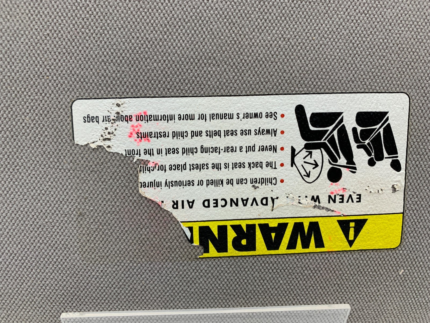 2009-2015 BMW 750i Driver Sun Visor Sunvisor Gray Illuminated OEM