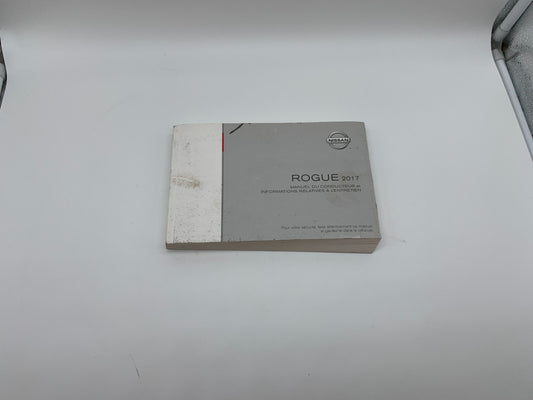 2017 Nissan Rogue Owners Manual Set OEM C03B54014