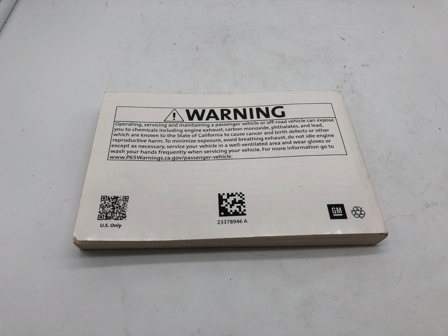 2018 Chevrolet Malibu Owners Manual OEM B02B48004