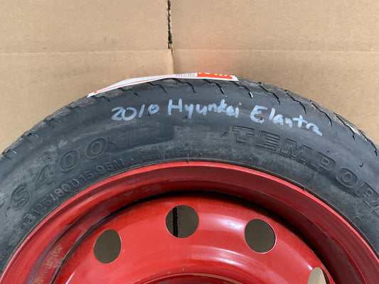 2010-2020 Hyundai Elantra 15" Spare Tire Compact Donut T125/80D15 OEM