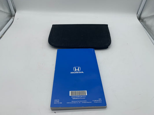 2016 Honda Pilot Owners Manual Set with Case OEM A02B50019