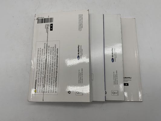2021 Subaru Legacy Owners Manual Set with Case OEM R01B24033