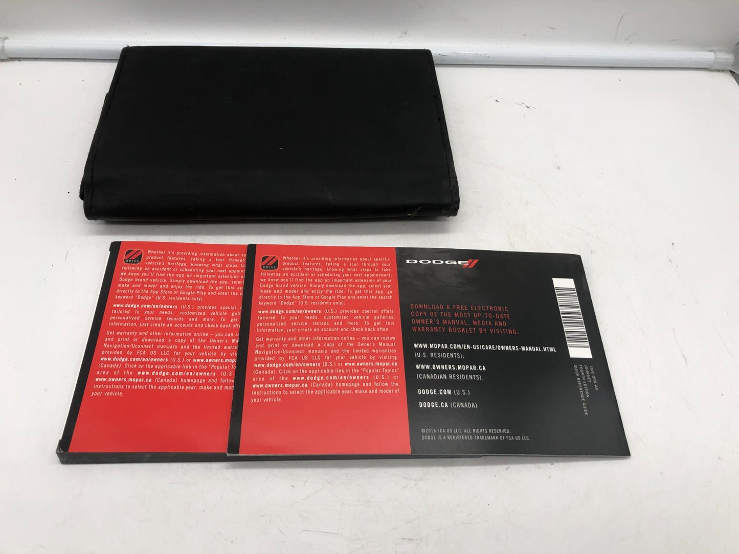 2018 Dodge Journey Owners Manual Set with Case OEM E02B40067