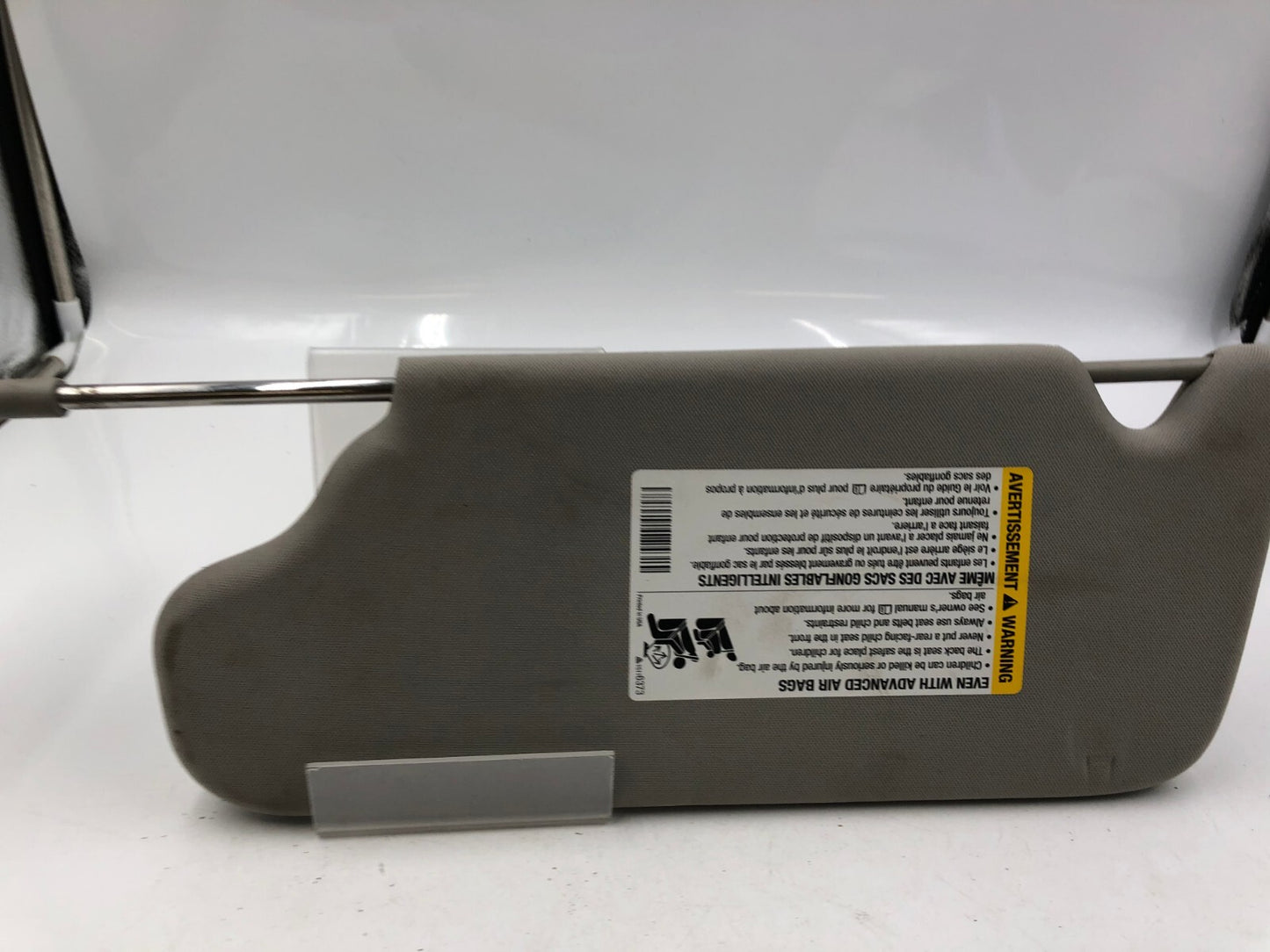 2006-2016 Chevrolet Impala Passenger Sun Visor Gray OEM A03B33043